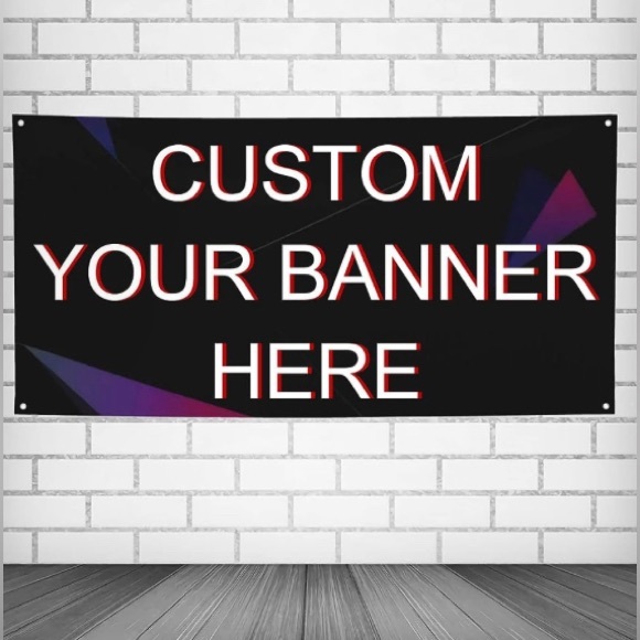 48x24 MED CUSTOM NWT (YOUR CLOSET NAME) Custom Vinyl Banner - Picture 1 of 10